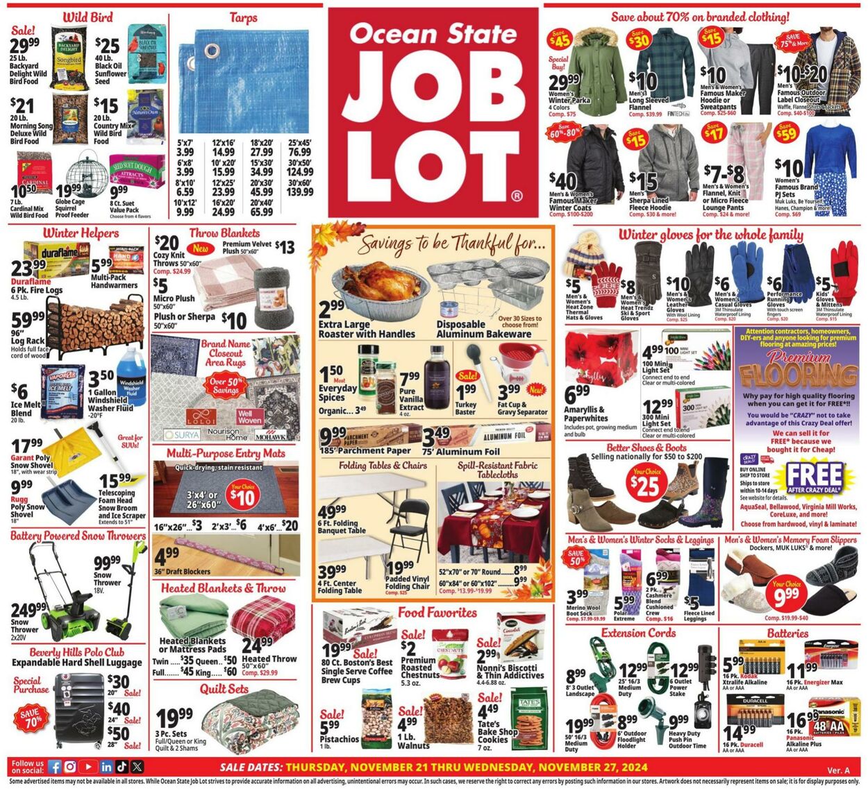 Weekly ad Ocean State Job Lot 11/21/2024 - 11/27/2024