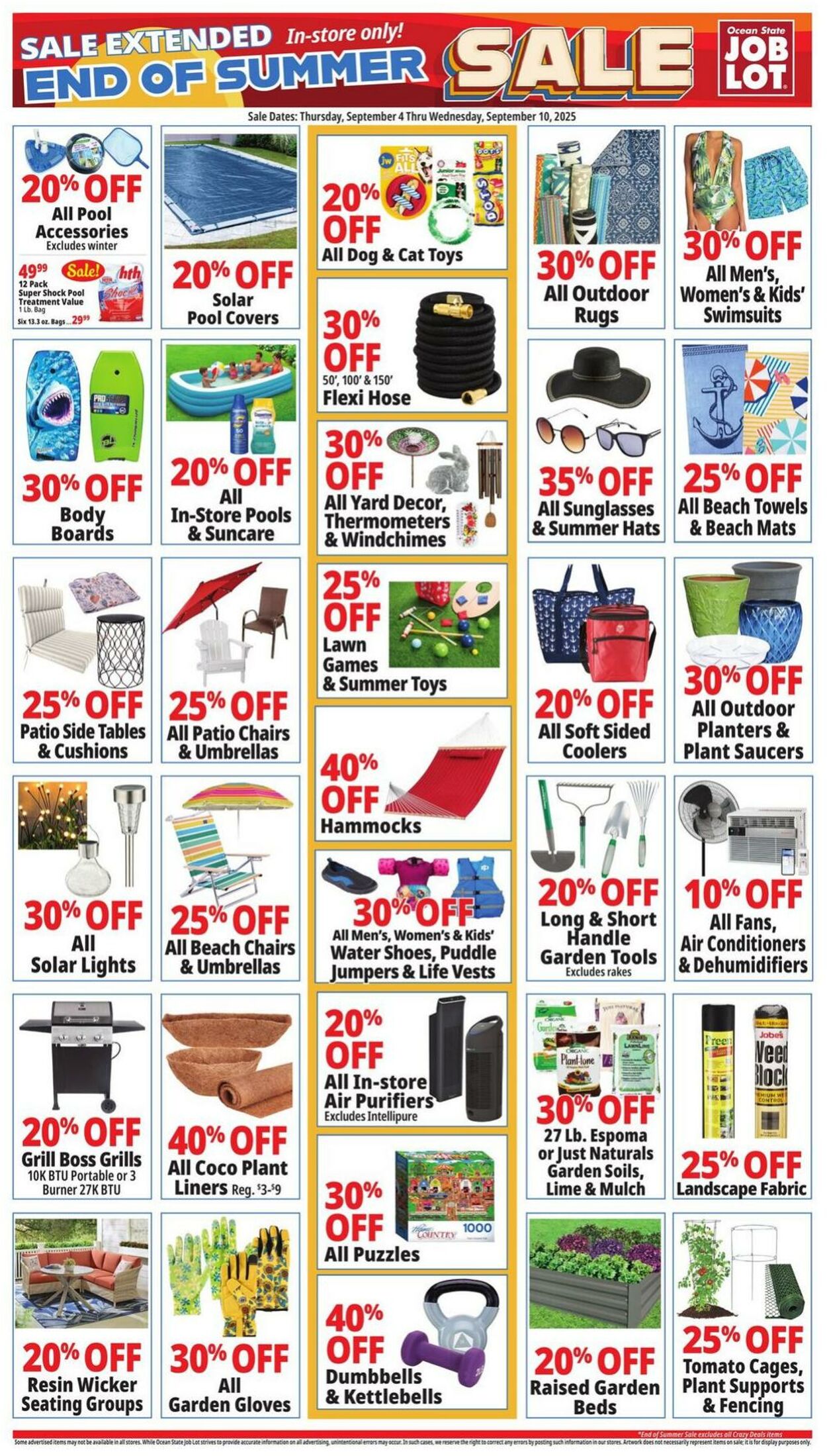 Weekly ad Ocean State Job Lot 09/04/2025 - 09/10/2025