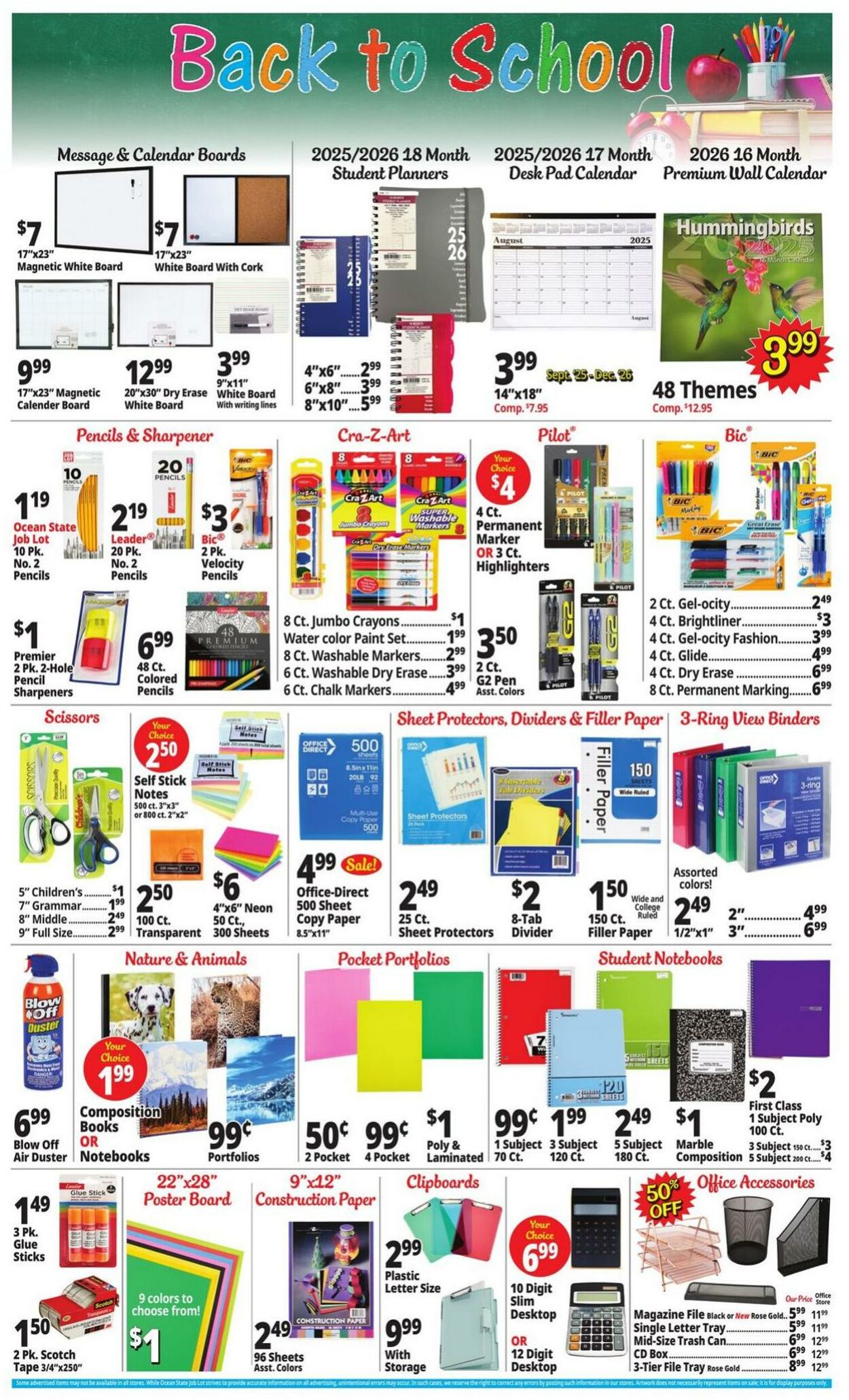 Weekly ad Ocean State Job Lot 09/04/2025 - 09/10/2025