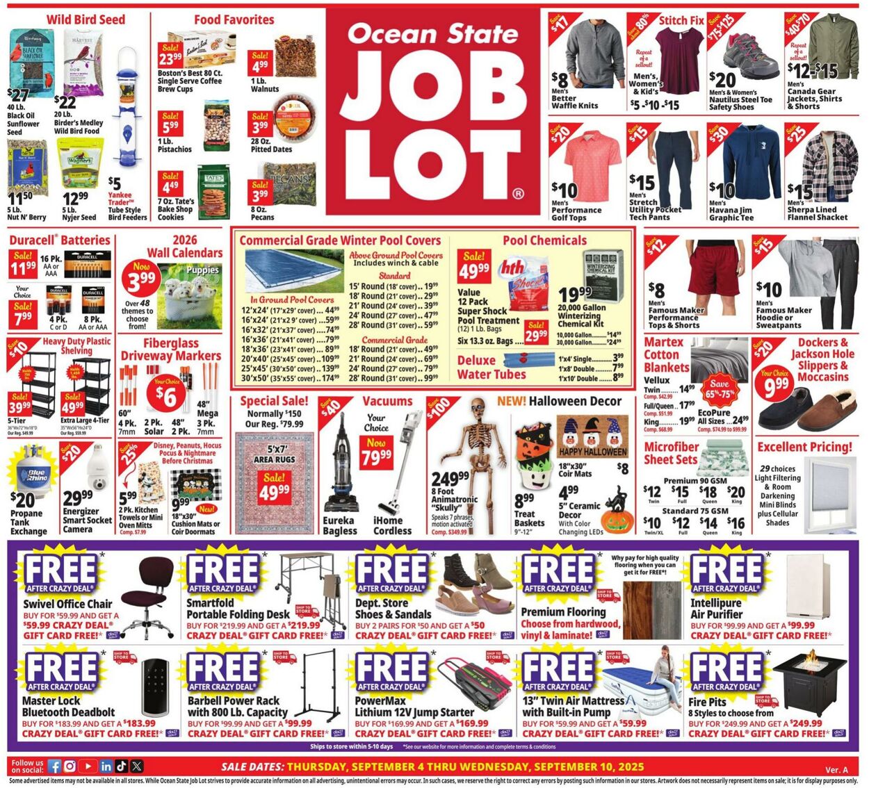 Weekly ad Ocean State Job Lot 09/04/2025 - 09/10/2025