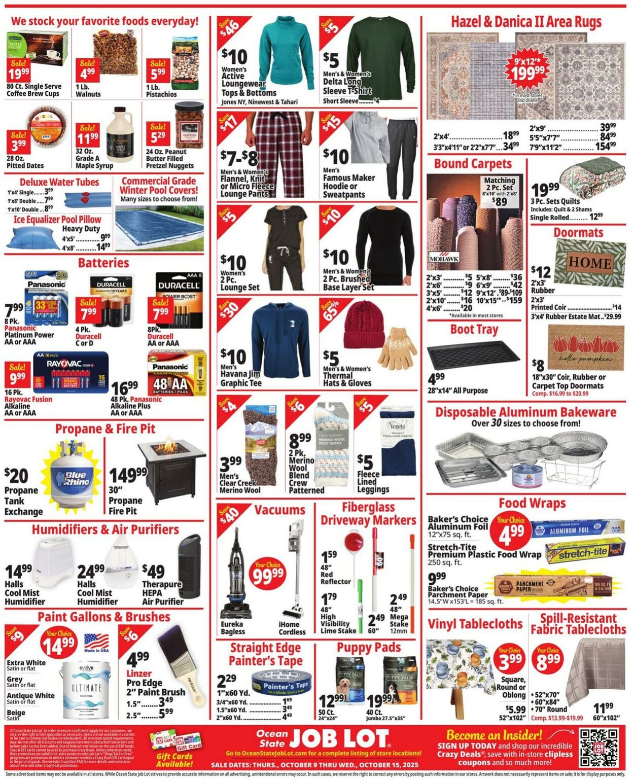 Weekly ad Ocean State Job Lot 10/09/2025 - 10/15/2025