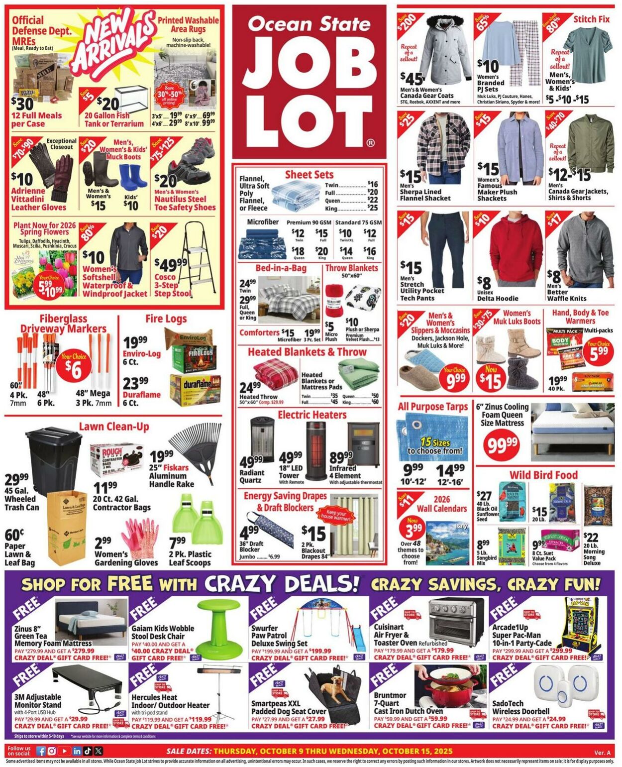Weekly ad Ocean State Job Lot 10/09/2025 - 10/15/2025