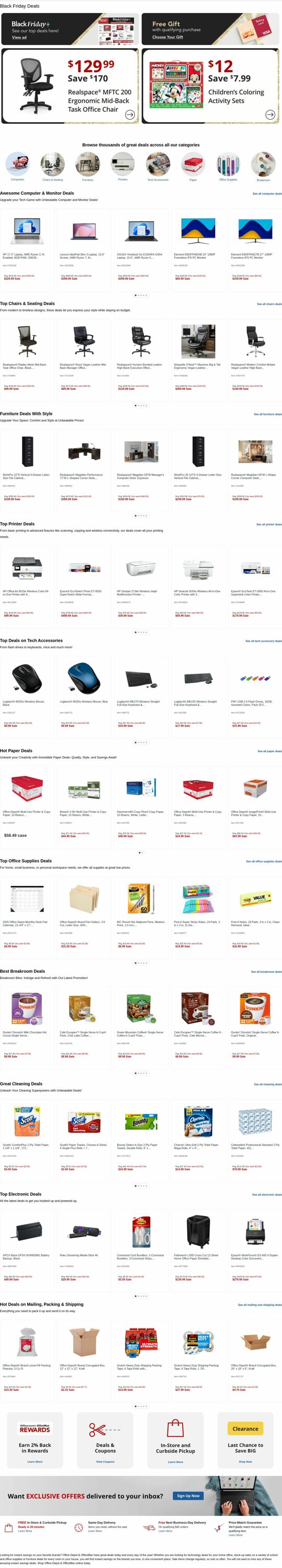 Weekly ad Office Depot 11/28/2024 - 11/29/2024