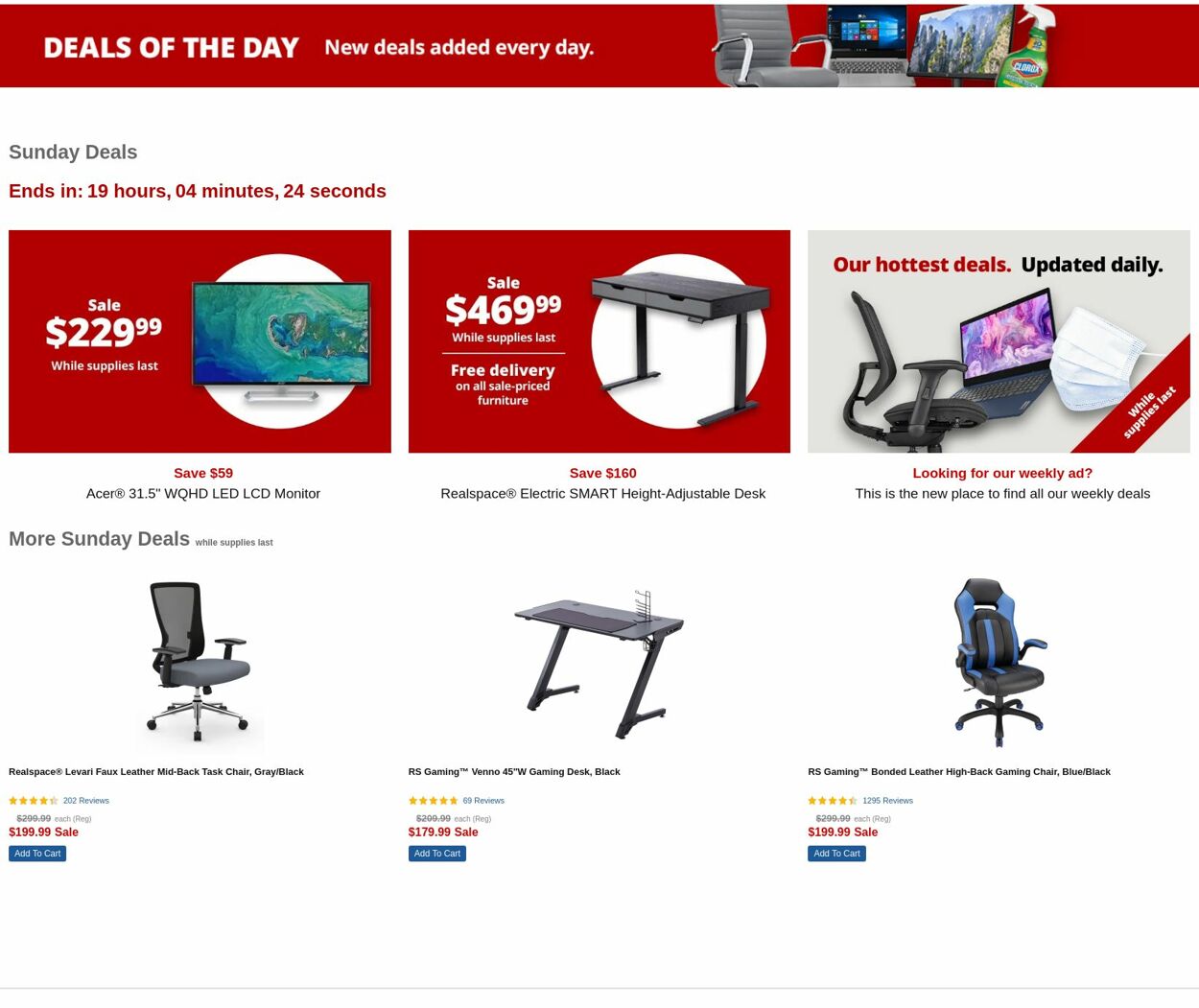 Weekly ad Office Depot 05/15/2022 - 05/16/2022