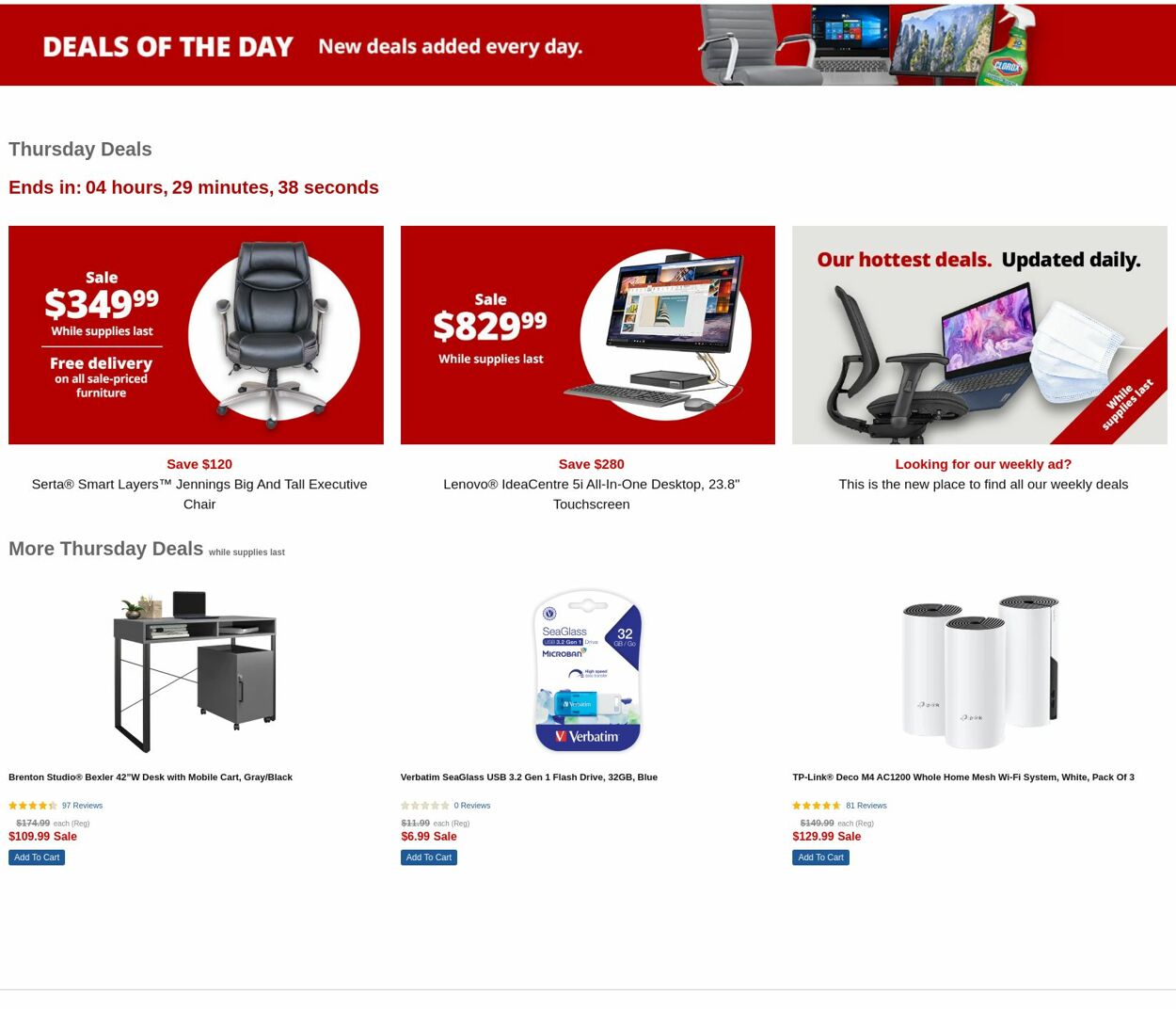 Weekly ad Office Depot 07/02/2022 - 07/03/2022