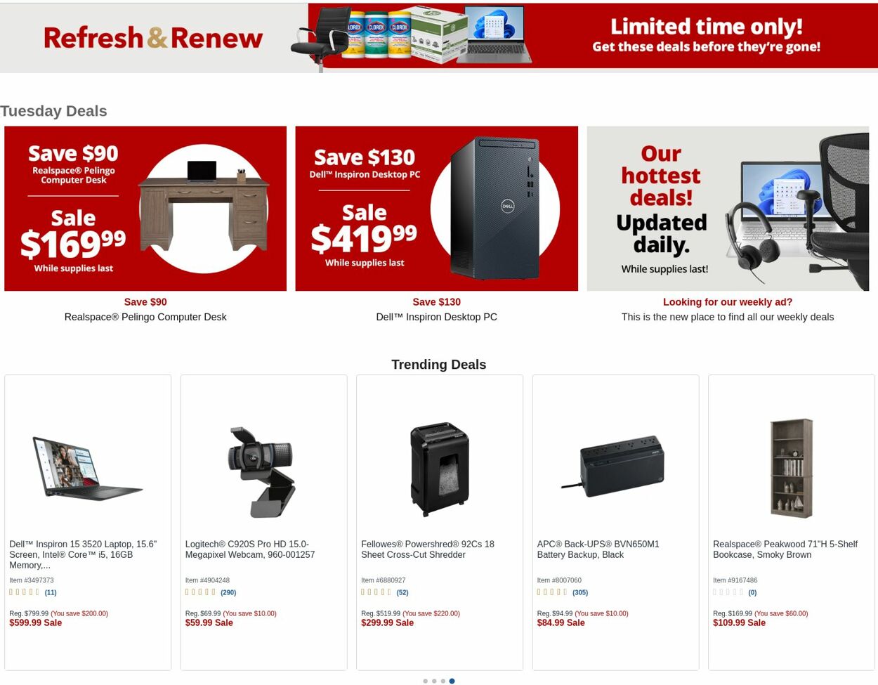 Weekly ad Office Depot 01/17/2023 - 01/18/2023