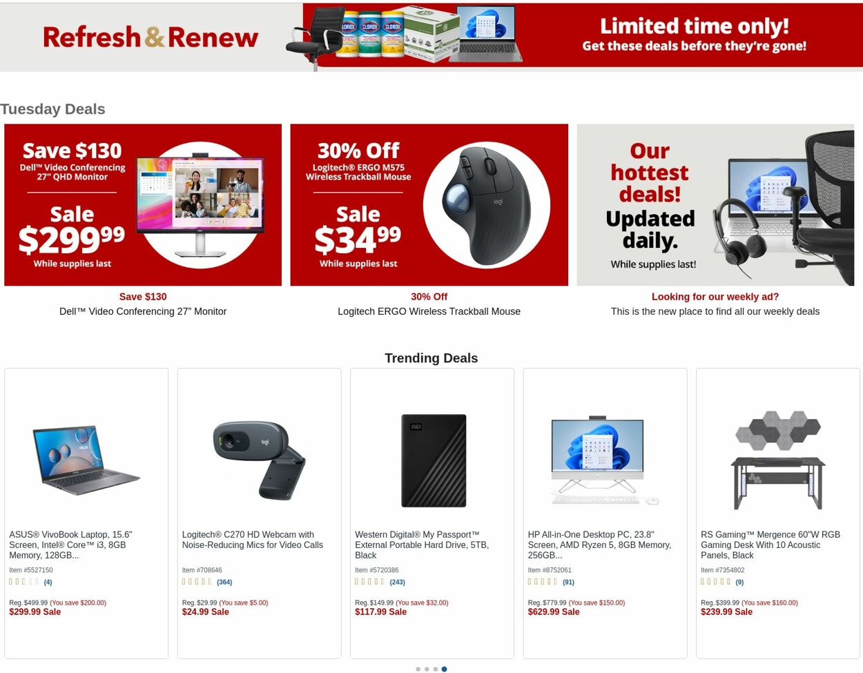 Weekly ad Office Depot 01/31/2023 - 02/01/2023