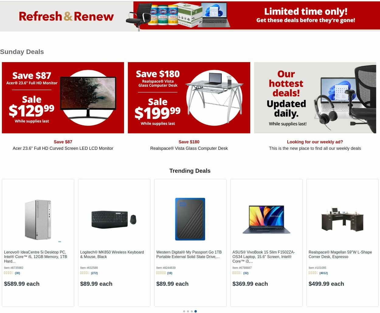 Weekly ad Office Depot 03/19/2023 - 03/20/2023