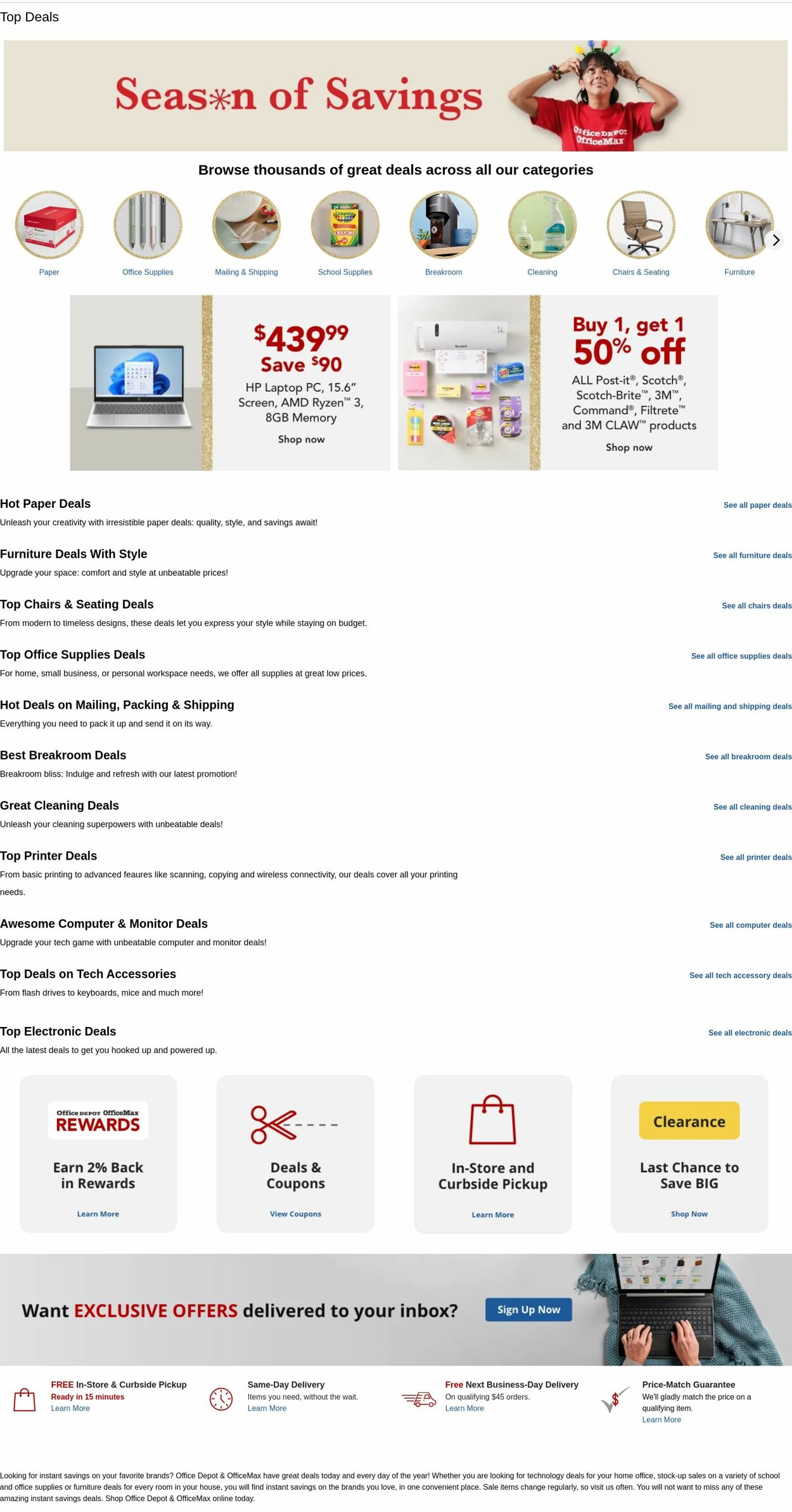 Weekly ad Office Depot 12/09/2025 - 12/10/2025