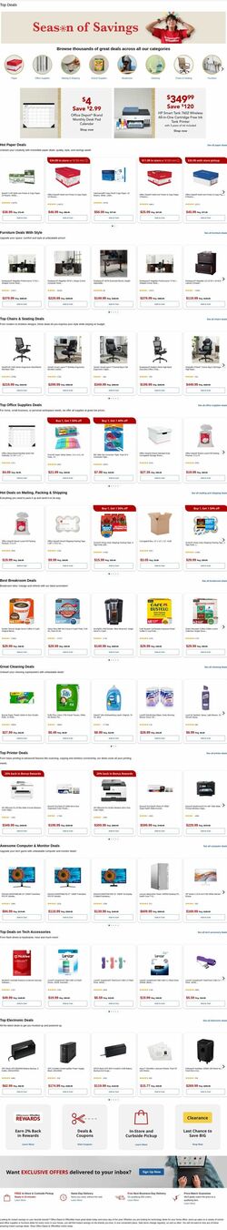 Weekly ad Office Depot 12/18/2025 - 12/19/2025