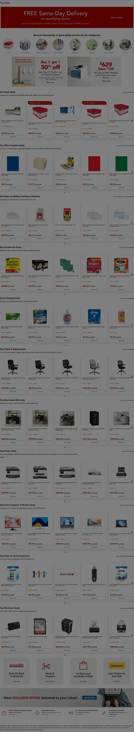 Weekly ad Office Depot 06/23/2025 - 06/24/2025