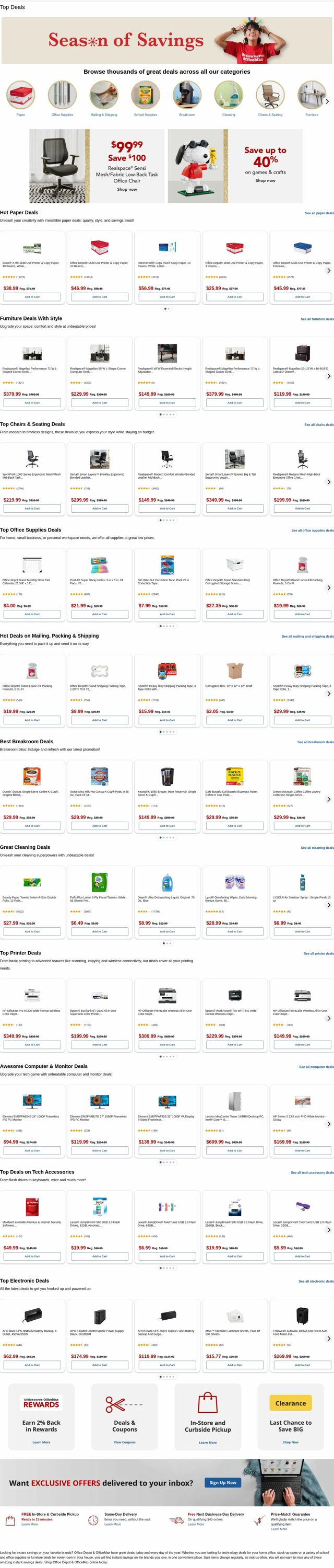 Weekly ad Office Depot 12/17/2025 - 12/18/2025