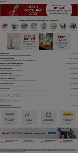 Weekly ad Office Depot 07/07/2025 - 07/08/2025