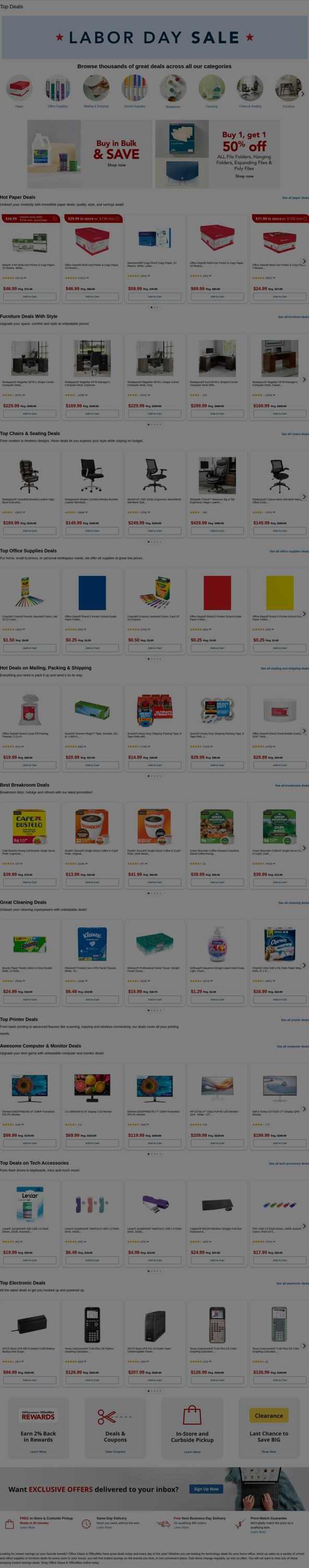 Weekly ad Office Depot 08/26/2025 - 08/27/2025