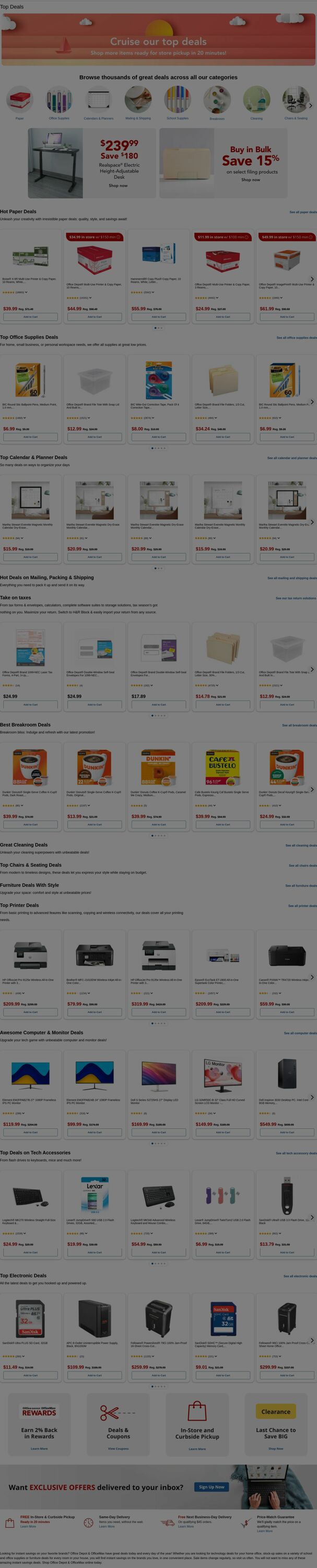 Weekly ad Office Depot 06/10/2025 - 06/11/2025