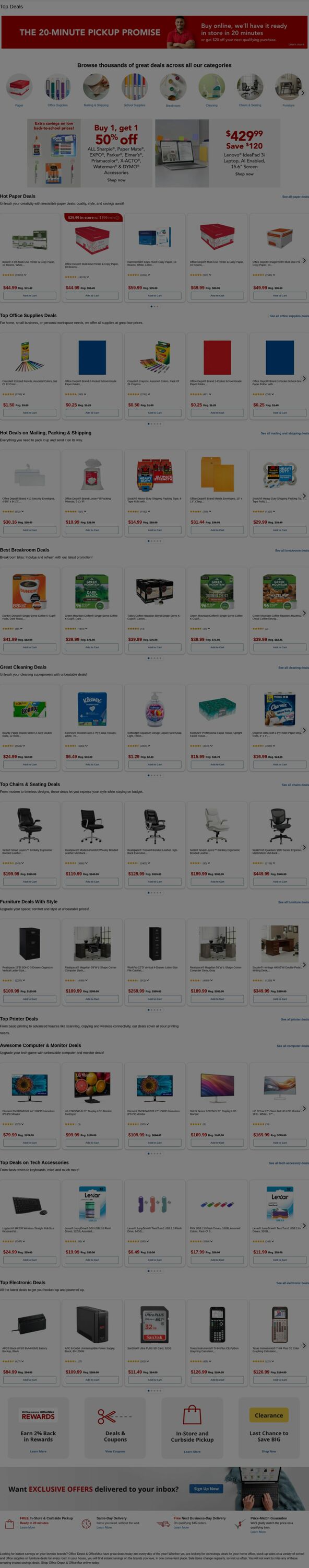 Weekly ad Office Depot 08/12/2025 - 08/13/2025