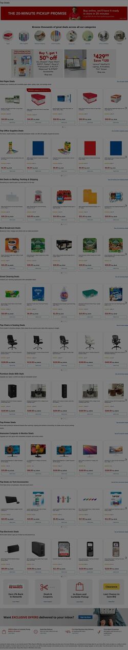 Weekly ad Office Depot 08/12/2025 - 08/13/2025