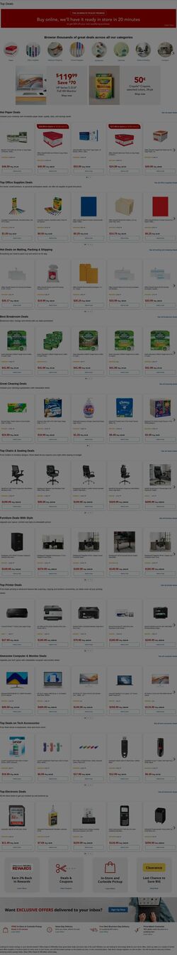 Weekly ad Office Depot 07/06/2025 - 07/07/2025