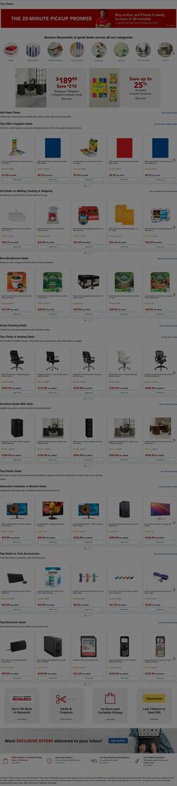 Weekly ad Office Depot 08/13/2025 - 08/14/2025
