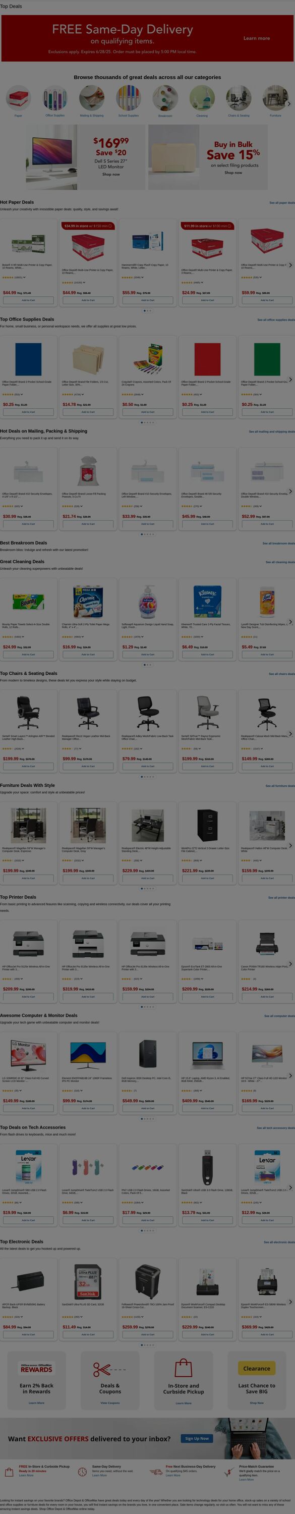 Weekly ad Office Depot 06/22/2025 - 06/23/2025