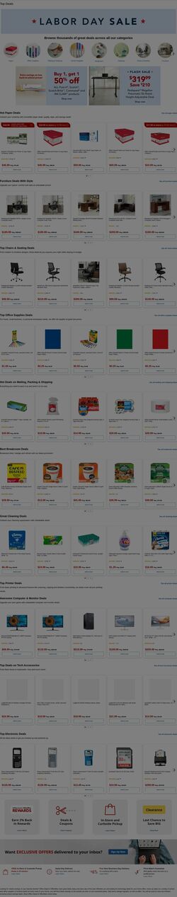 Weekly ad Office Depot 09/01/2025 - 09/02/2025