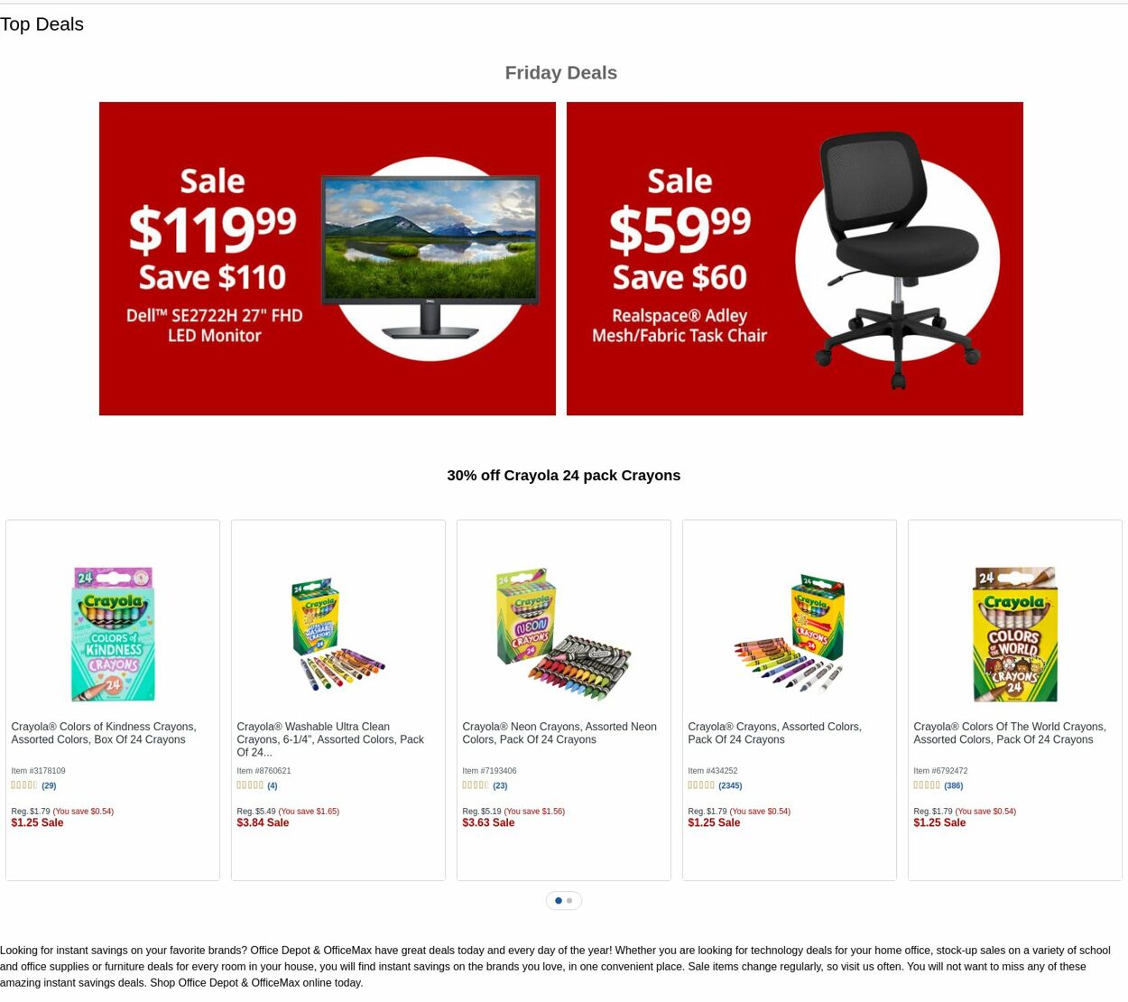 Weekly ad Office Depot 03/22/2024 - 03/23/2024