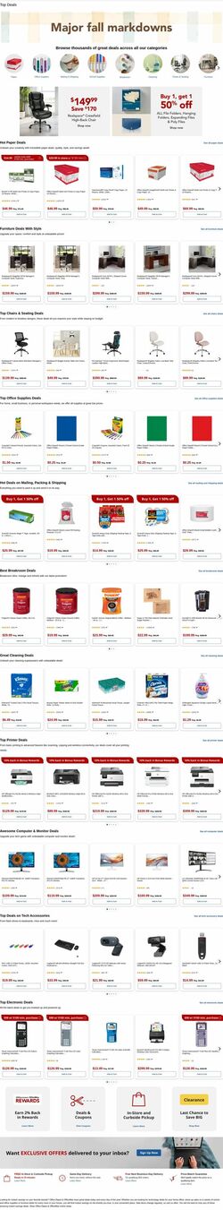 Weekly ad Office Depot 09/09/2025 - 09/10/2025