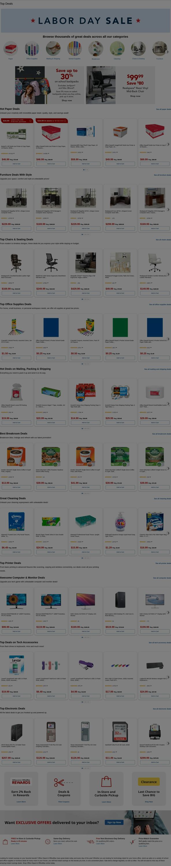 Weekly ad Office Depot 08/28/2025 - 08/29/2025