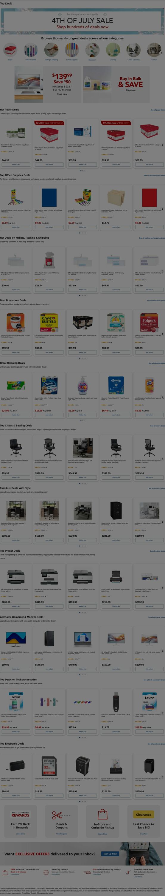 Weekly ad Office Depot 06/29/2025 - 06/30/2025