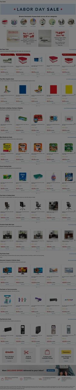 Weekly ad Office Depot 08/25/2025 - 08/26/2025