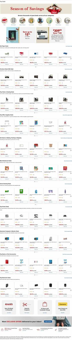 Weekly ad Office Depot 12/08/2025 - 12/09/2025