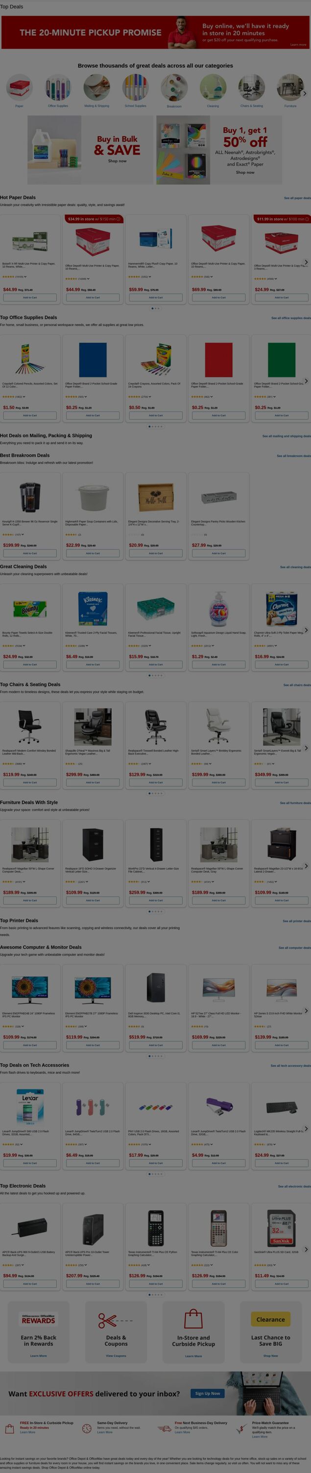 Weekly ad Office Depot 08/22/2025 - 08/23/2025
