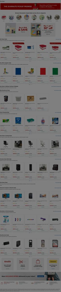 Weekly ad Office Depot 08/22/2025 - 08/23/2025