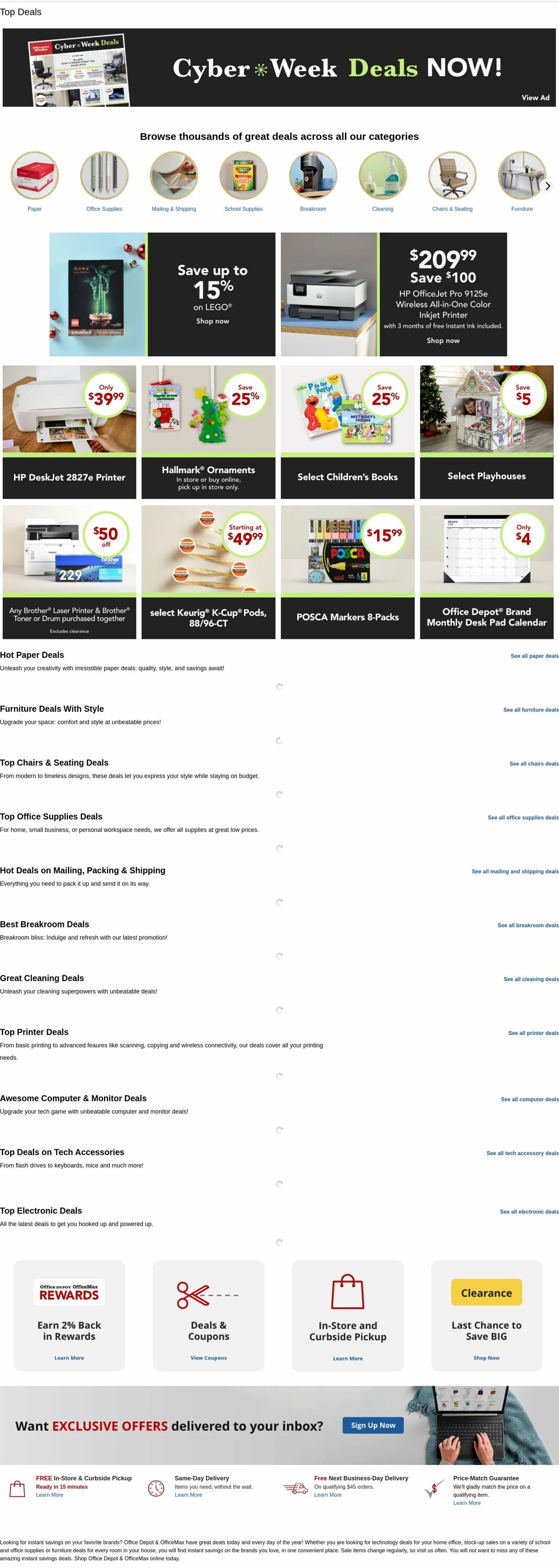 Weekly ad Office Depot 12/01/2025 - 12/02/2025