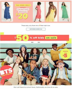 Weekly ad Old Navy 07/20/2022-08/31/2022