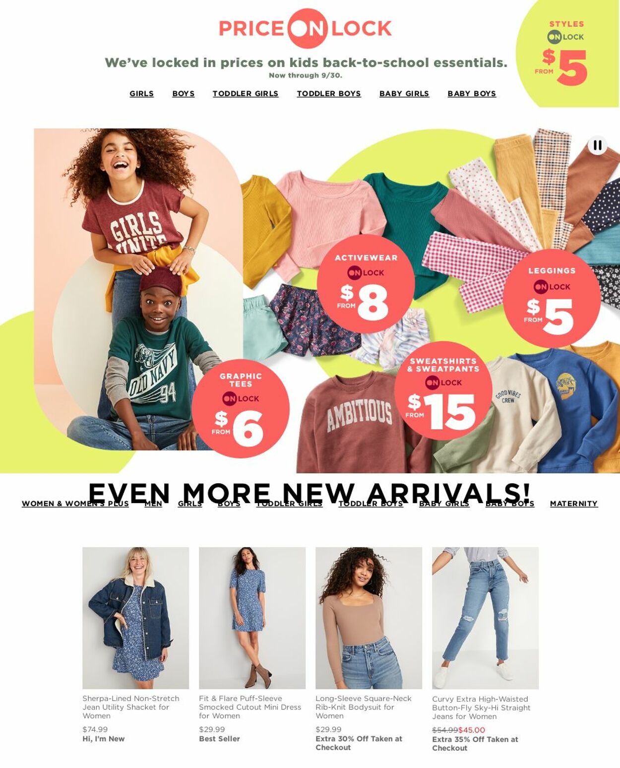 Weekly ad Old Navy 09/01/2022 - 09/16/2022