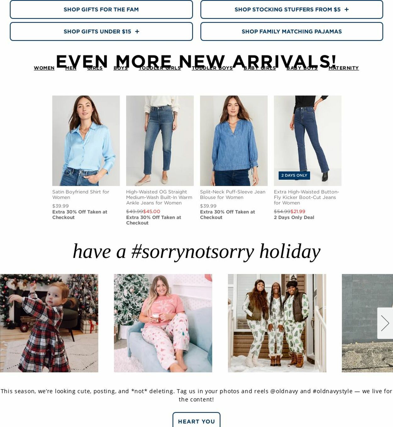 Weekly ad Old Navy 12/16/2022 - 12/29/2022