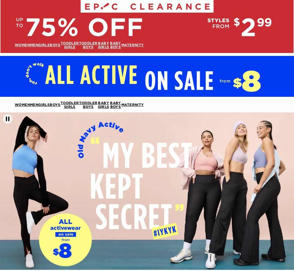 Weekly ad Old Navy 01/01/2023 - 01/16/2023