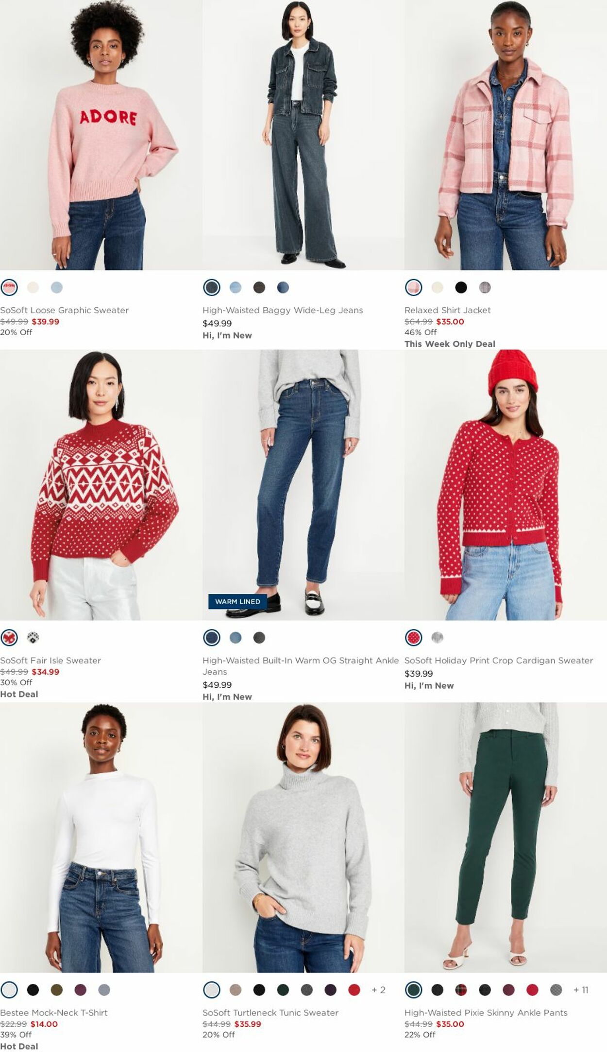 Weekly ad Old Navy 11/01/2024 - 11/30/2024