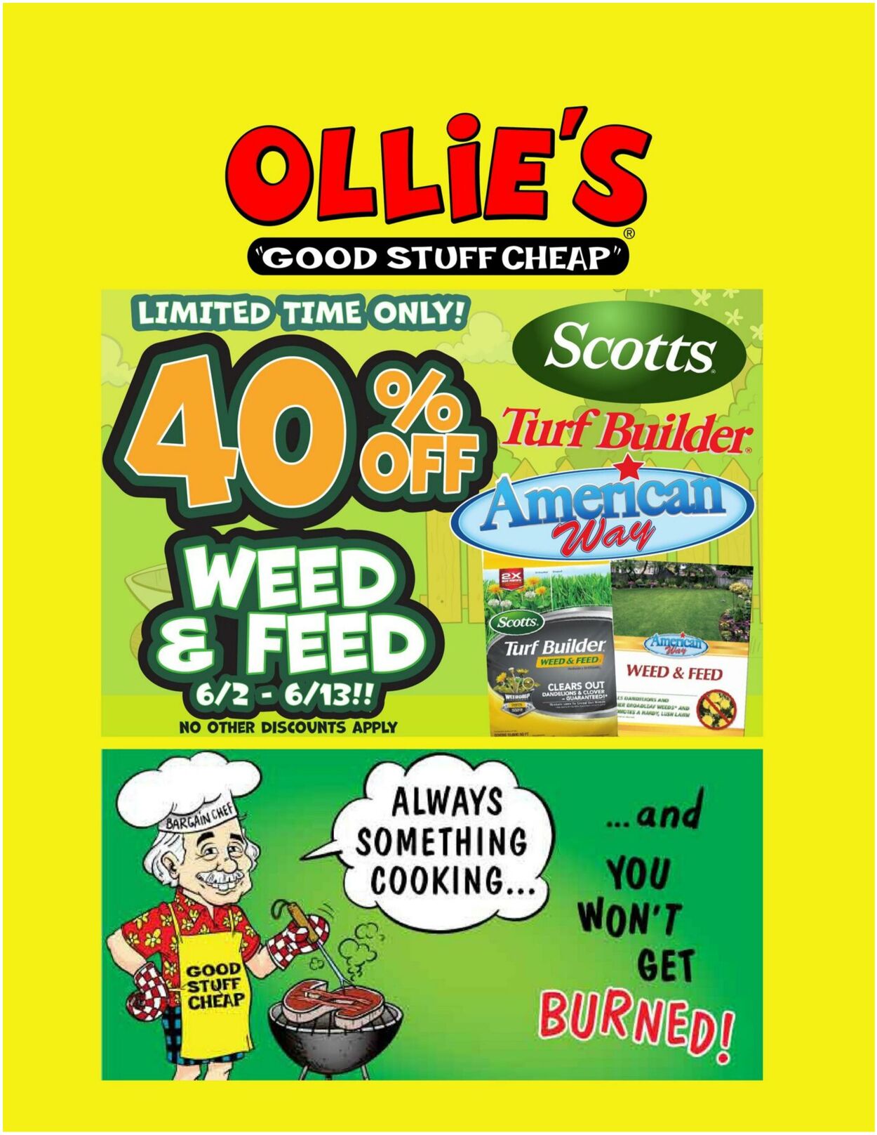 Weekly ad Ollie's 06/09/2026 - 06/15/2026