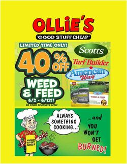 Weekly ad Ollie's 06/09/2026 - 06/15/2026