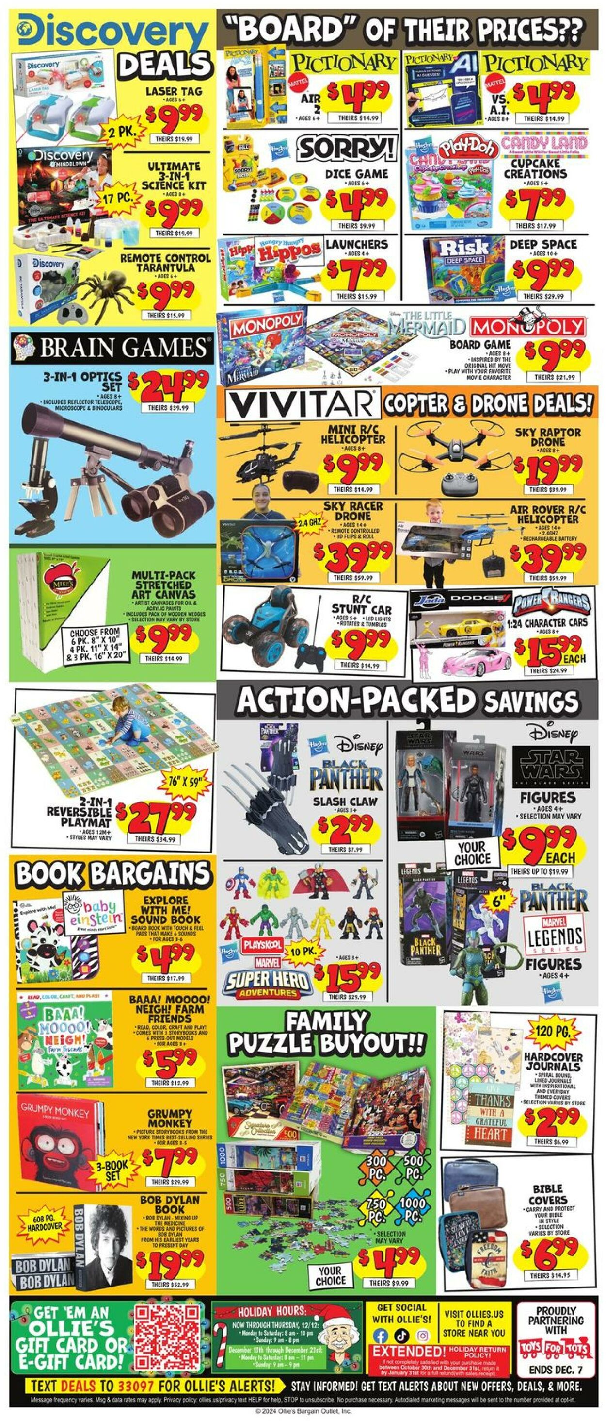 Weekly ad Ollie's 12/04/2024 - 12/11/2024