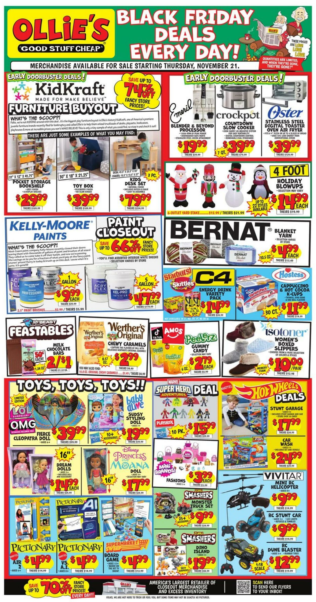 Weekly ad Ollie's 11/21/2024 - 11/27/2024