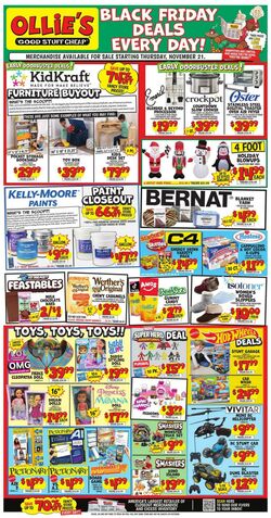 Weekly ad Ollie's 11/21/2024 - 11/27/2024