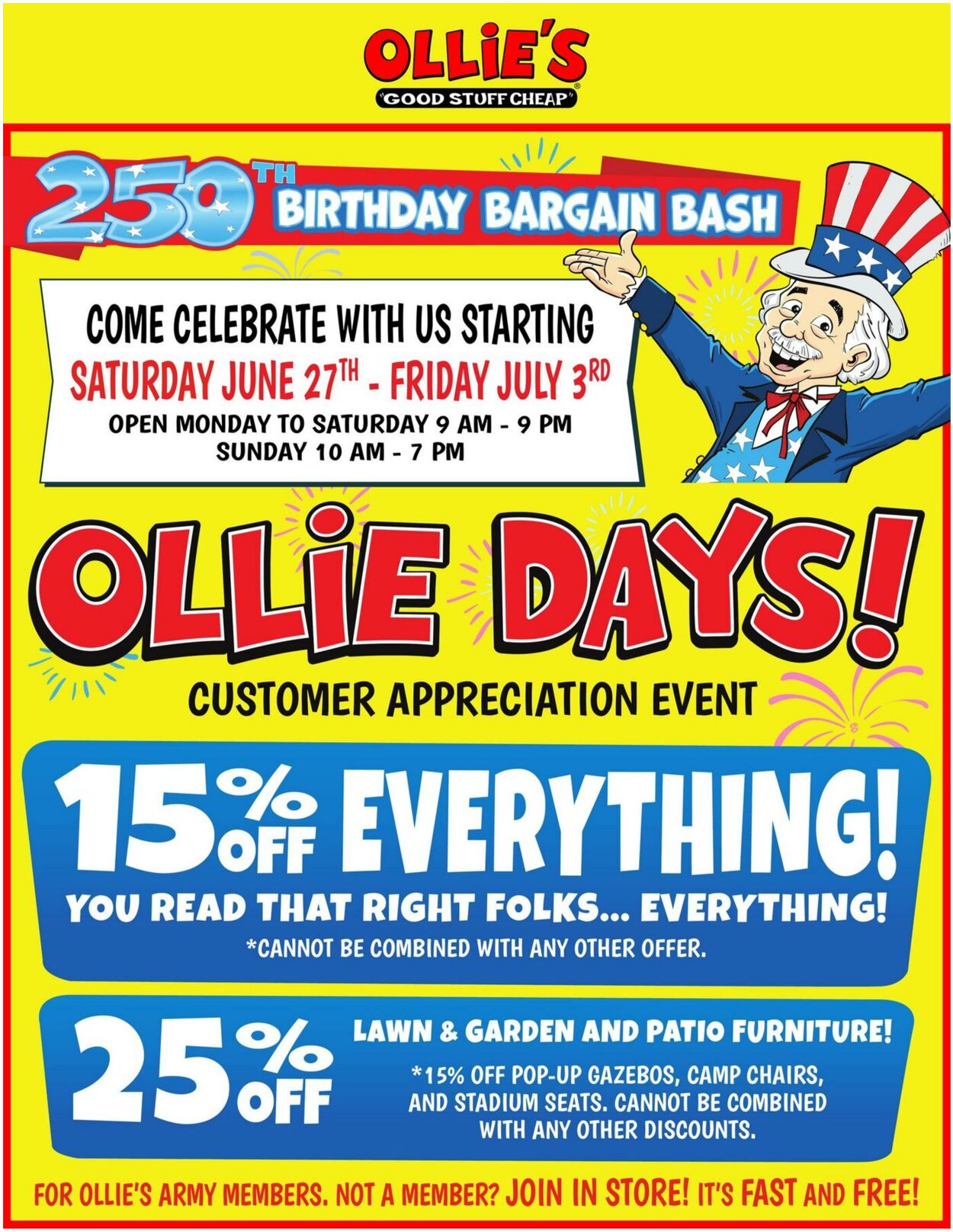 Weekly ad Ollie's 06/30/2026 - 07/06/2026
