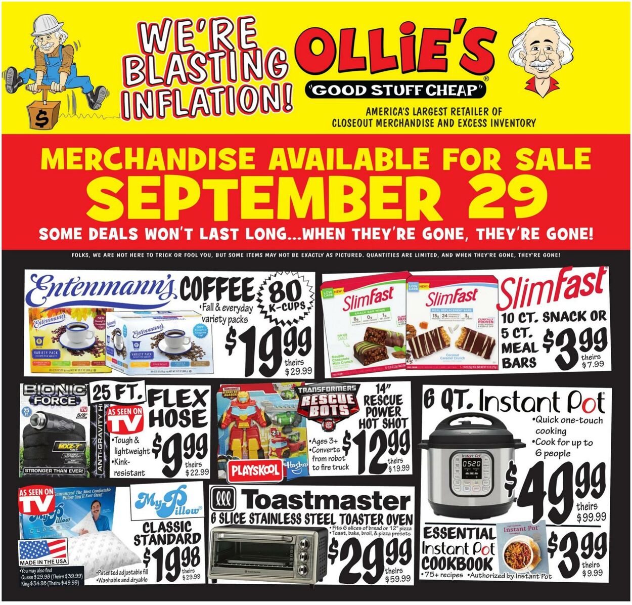 Weekly ad Ollie's 09/29/2022-10/05/2022