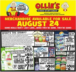 Weekly ad Ollie's 08/24/2022-08/30/2022