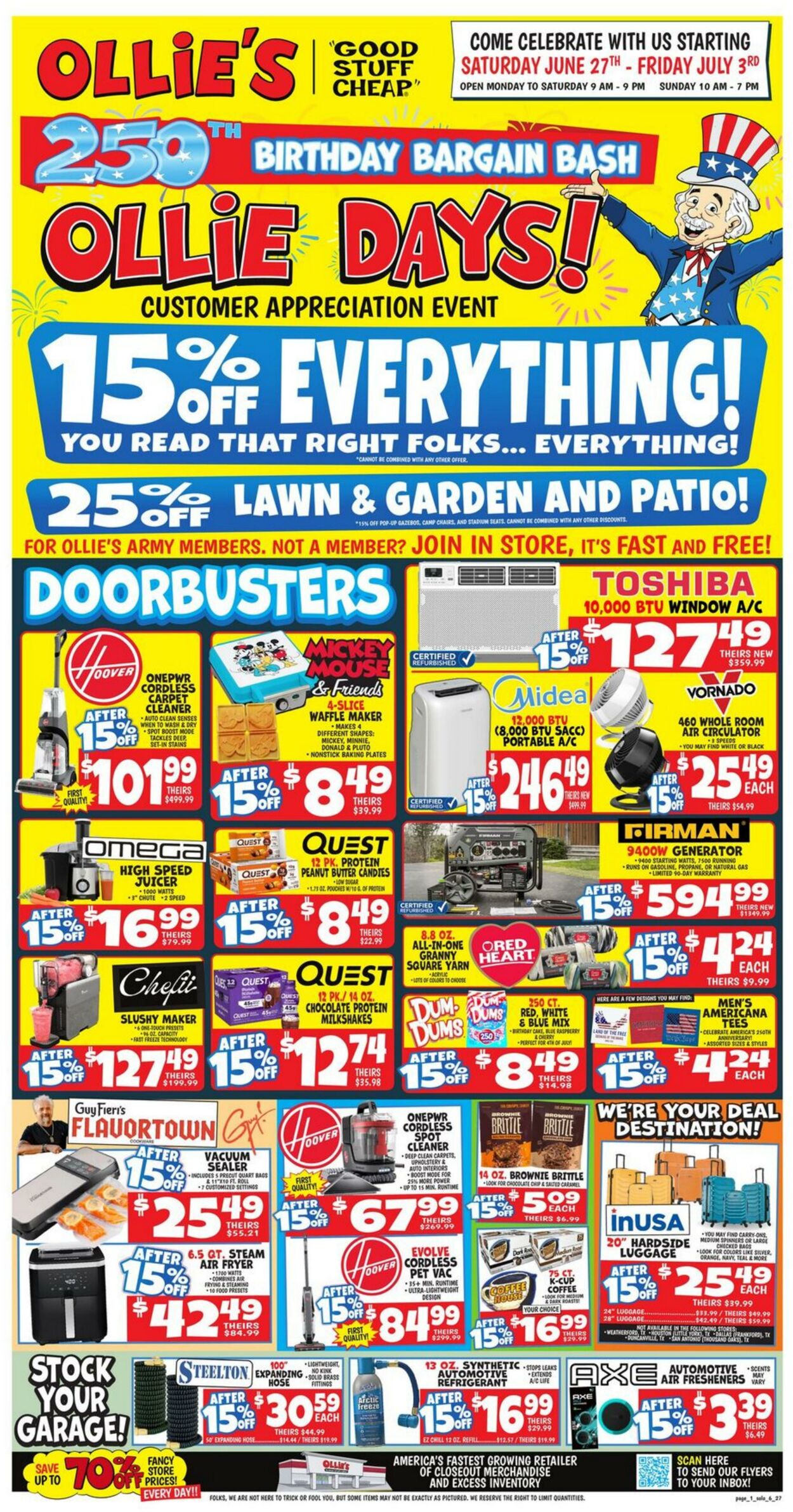 Weekly ad Ollie's 06/27/2026 - 07/03/2026