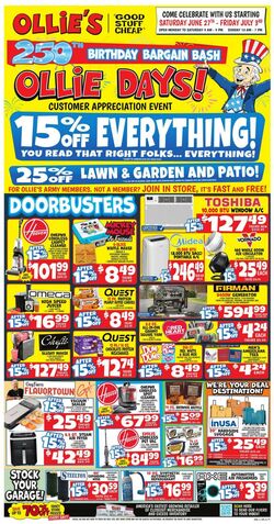 Weekly ad Ollie's 06/27/2026 - 07/03/2026