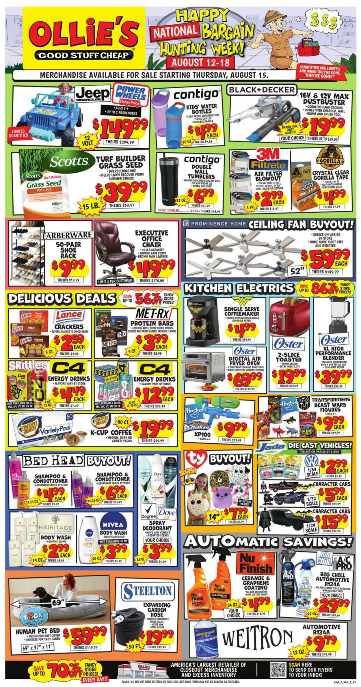 Weekly ad Ollie's 08/15/2024 - 08/21/2024